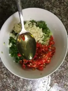 Make Snacks - peppers step 2