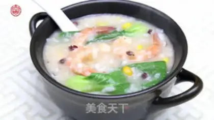 Make Shrimp congee step 3