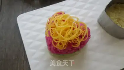 Make Eggflower sushiburger step 13