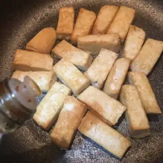 Make Garlic tofu step 4