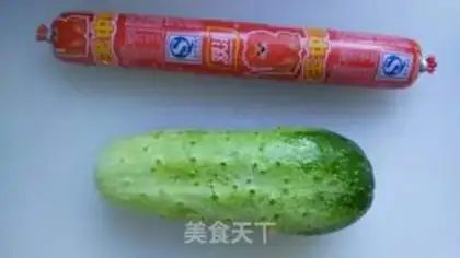 Make Cucumber sausage step 0