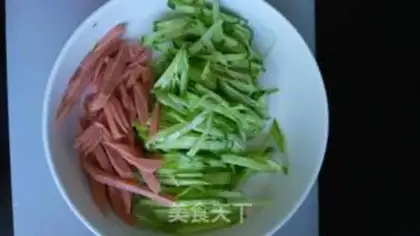 Make Cucumber sausage step 1