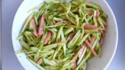 Make Cucumber sausage step 3
