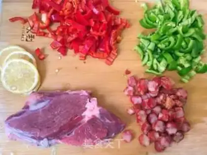 Make Beef sausage pizza step 1