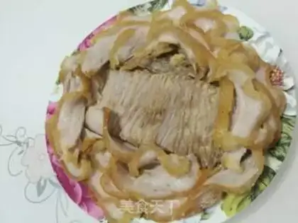 Make Wide plum white cut meat step 8
