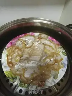 Make Wide plum white cut meat step 9