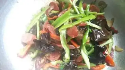 Make Pepper fried sausage step 9