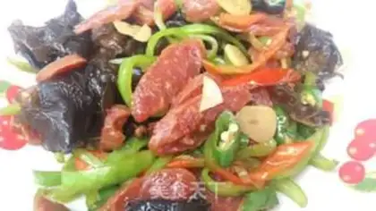 Make Pepper fried sausage step 10