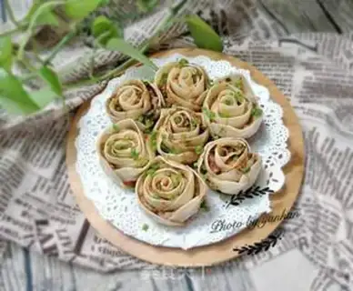 Make Rose fried dumplings step 11