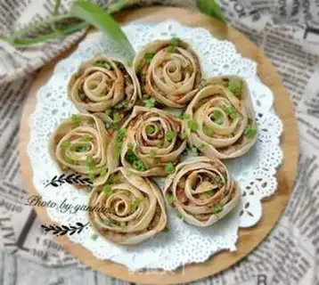 Make Rose fried dumplings step 13