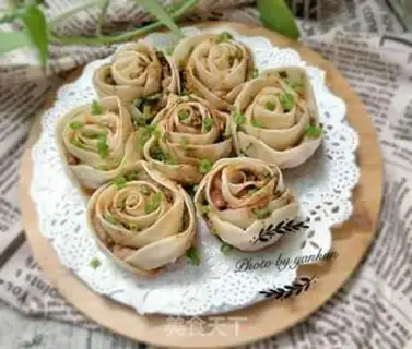 Make Rose fried dumplings step 14