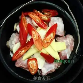 Make Cracker sesame ribs step 0