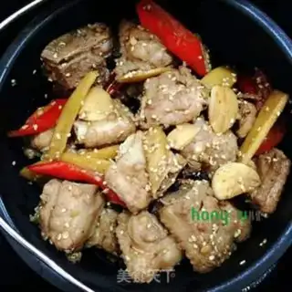 Make Cracker sesame ribs step 1
