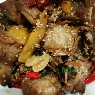 Make Cracker sesame ribs step 3