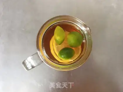 Make Orange tea with lemon step 5