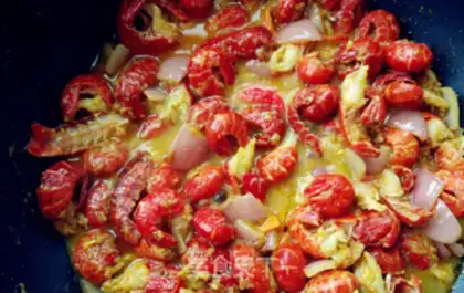 Make Curry lobster step 5