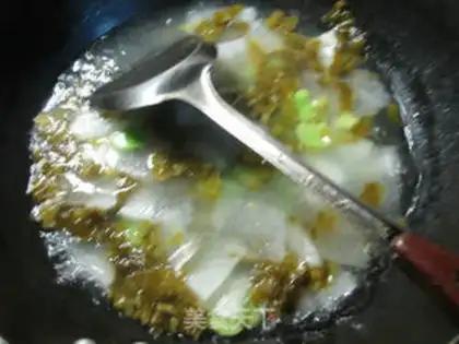 Make Snow pickles, bean soup step 3