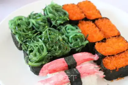 Make Japanese ship Sushi step 6