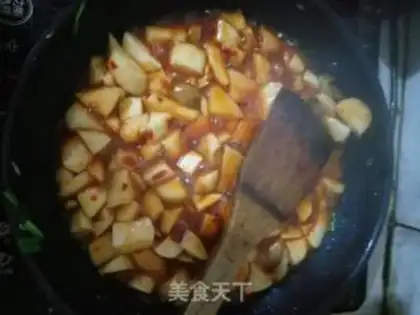 Make Sour apricot mushroom step 2