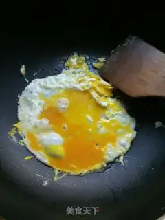 Make Pumpkin shrimp fried rice step 1