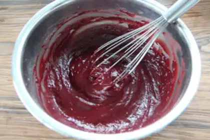 Make Red velvet cake step 4