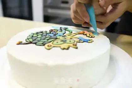 Make Cheese roller cake step 11