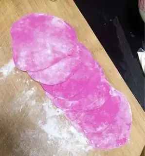 Make Rose rolls step 2