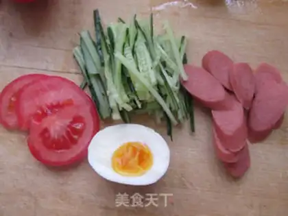 Make Cream noodles step 1