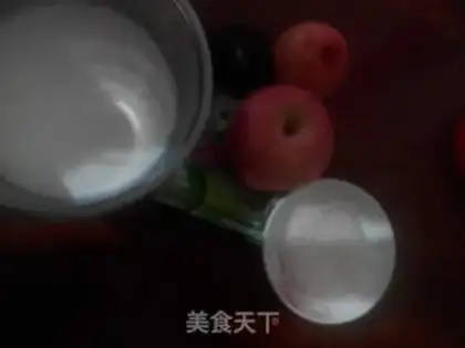 Make FRUIT QQ SUGAR PUDDING step 0