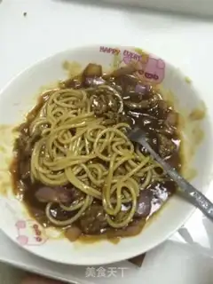 Make Black pepper beef pasta step 8