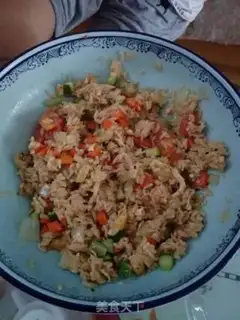 Make Egg fried rice step 1
