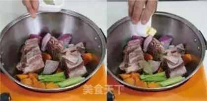 Make Red beef step 1