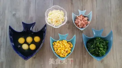 Make A spinach cake step 2