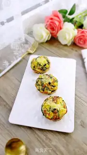 Make A spinach cake step 10