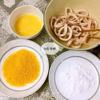 Make Fried squid step 2