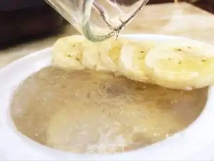 Make Honey banana nest step 3