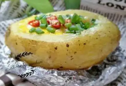 Make Egg roasted potatoes step 5