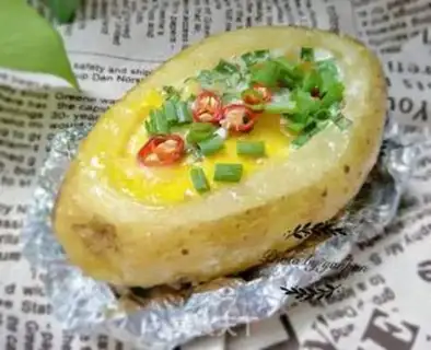 Make Egg roasted potatoes step 6