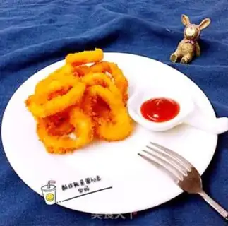 Make Fried squid step 7