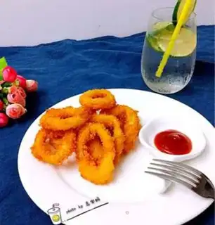 Make Fried squid step 8