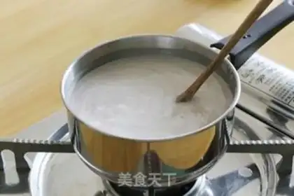Make Red bean coconut cake step 2