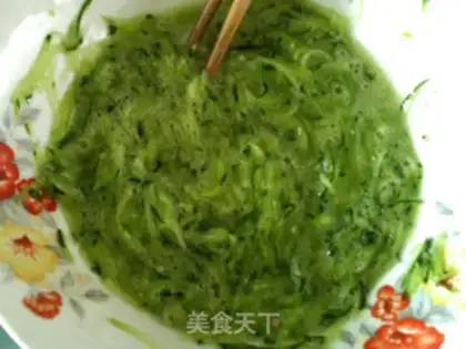 Make Fresh cucumber waffles step 3