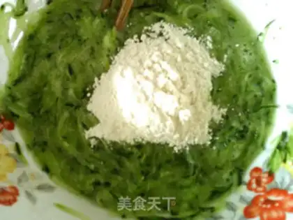 Make Fresh cucumber waffles step 4