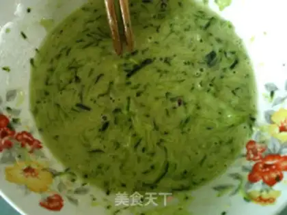 Make Fresh cucumber waffles step 6