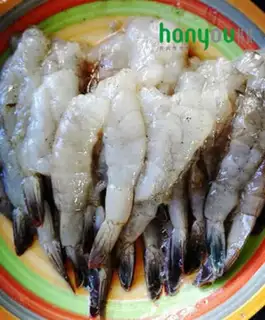 Make Air fryed shrimp step 1