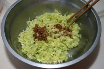 Make Pumpkin chop dumplings step 10