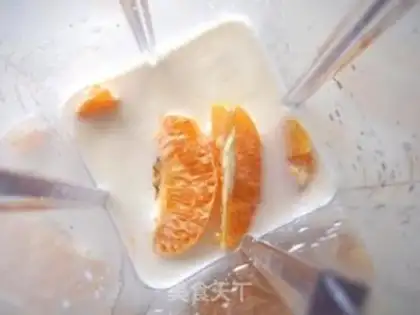 Make Fresh orange pudding step 2