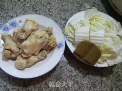 Make Curry and cabbage wings step 0