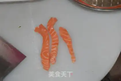Make Pick up the salmon step 1