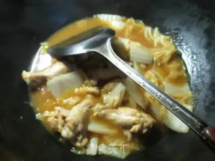 Make Curry and cabbage wings step 7